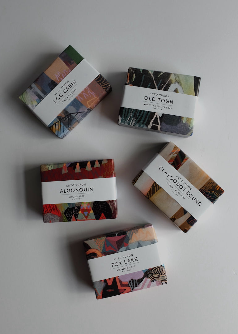 Anto Yukon - Handmade Soap in Fox Lake, Log Cabin, Algonquin, Old Town or Clayoquot Sound