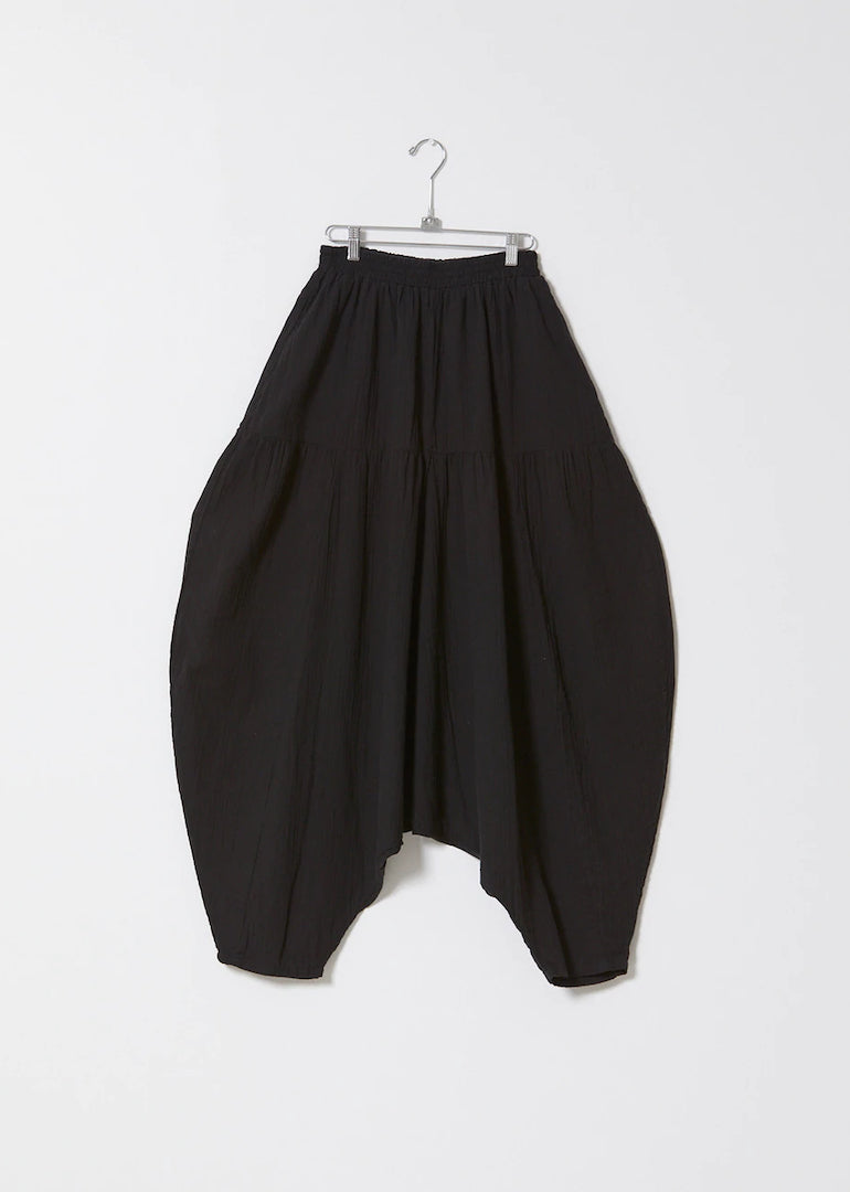 Atelier Delphine - Michi Pant in Black Crinkled Cotton