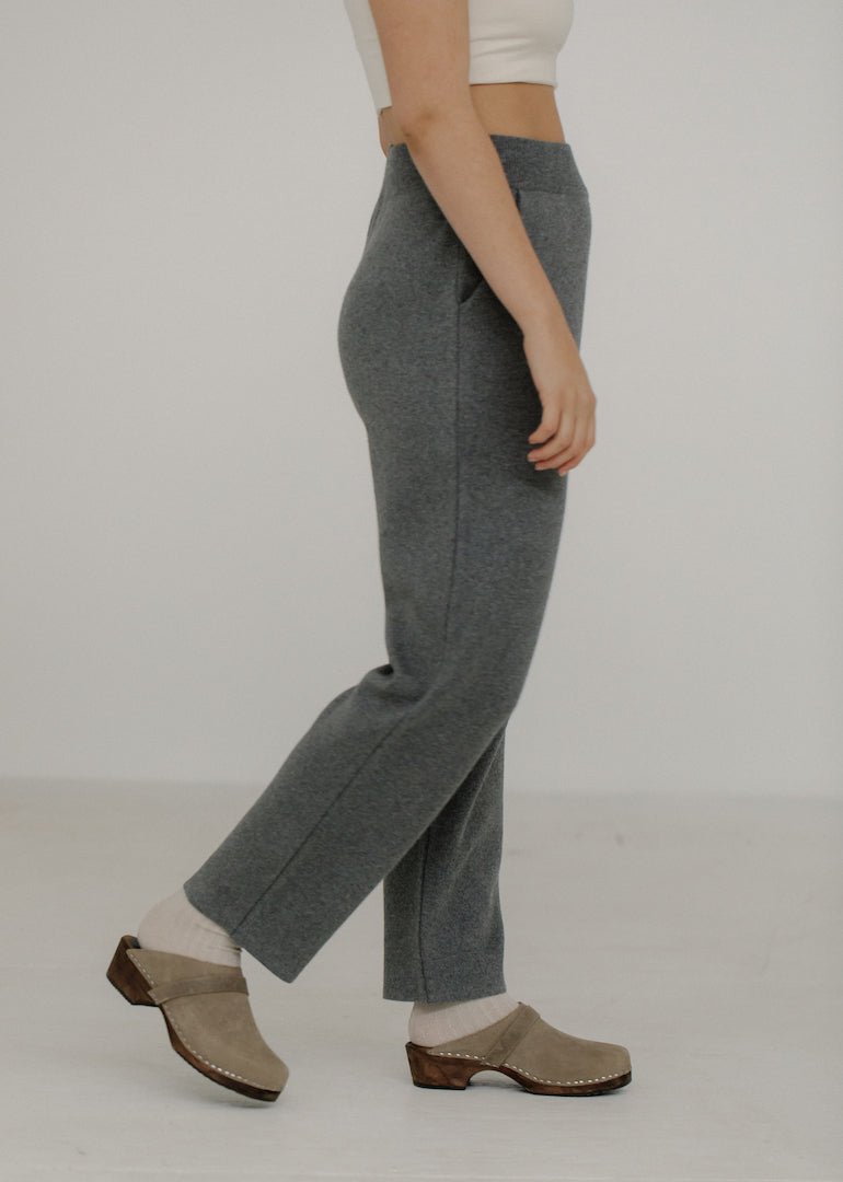 Bare Knitwear Lounge Pant in Ash
