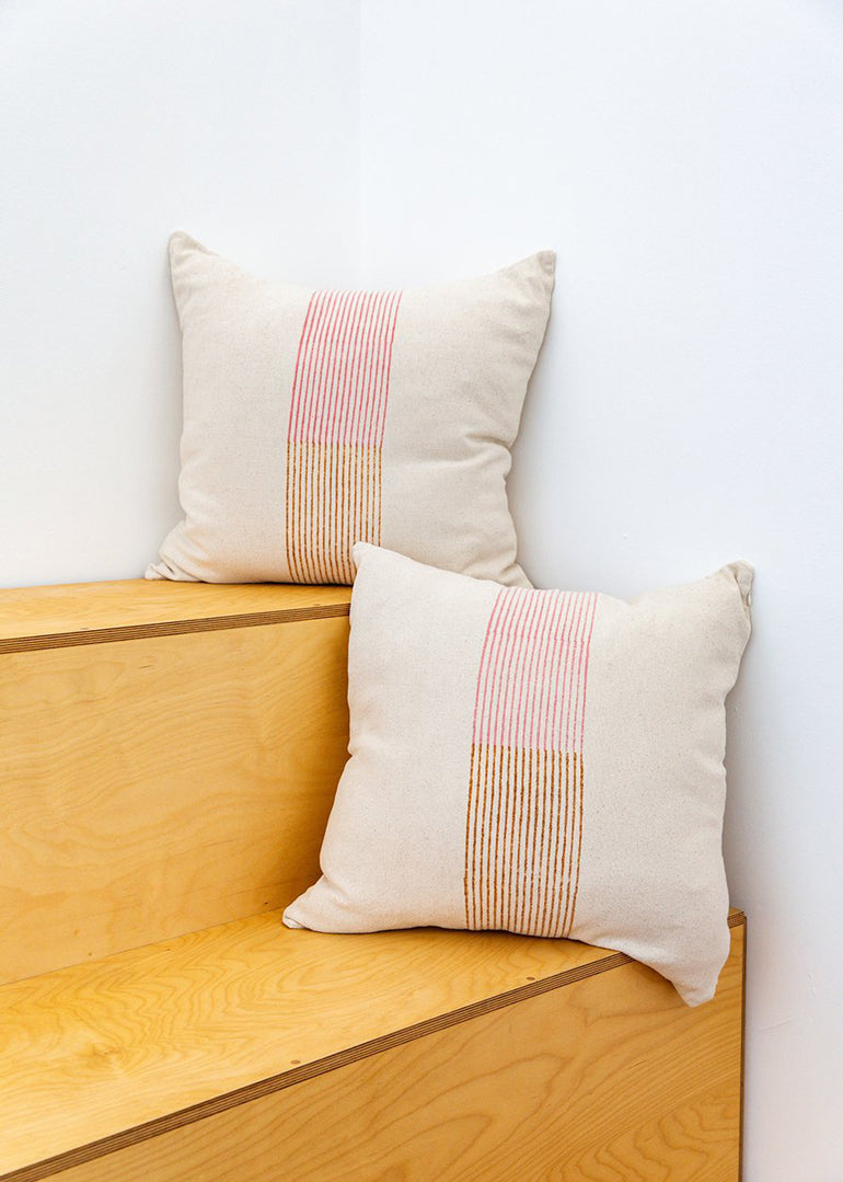 Block Shop - Banded Stripe Pillow