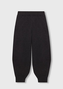Cordera - Cotton Knit Pants in Anthracite