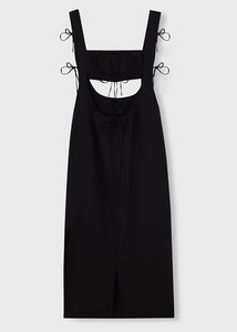 Cordera - Tailoring Cut Out Dress in Black