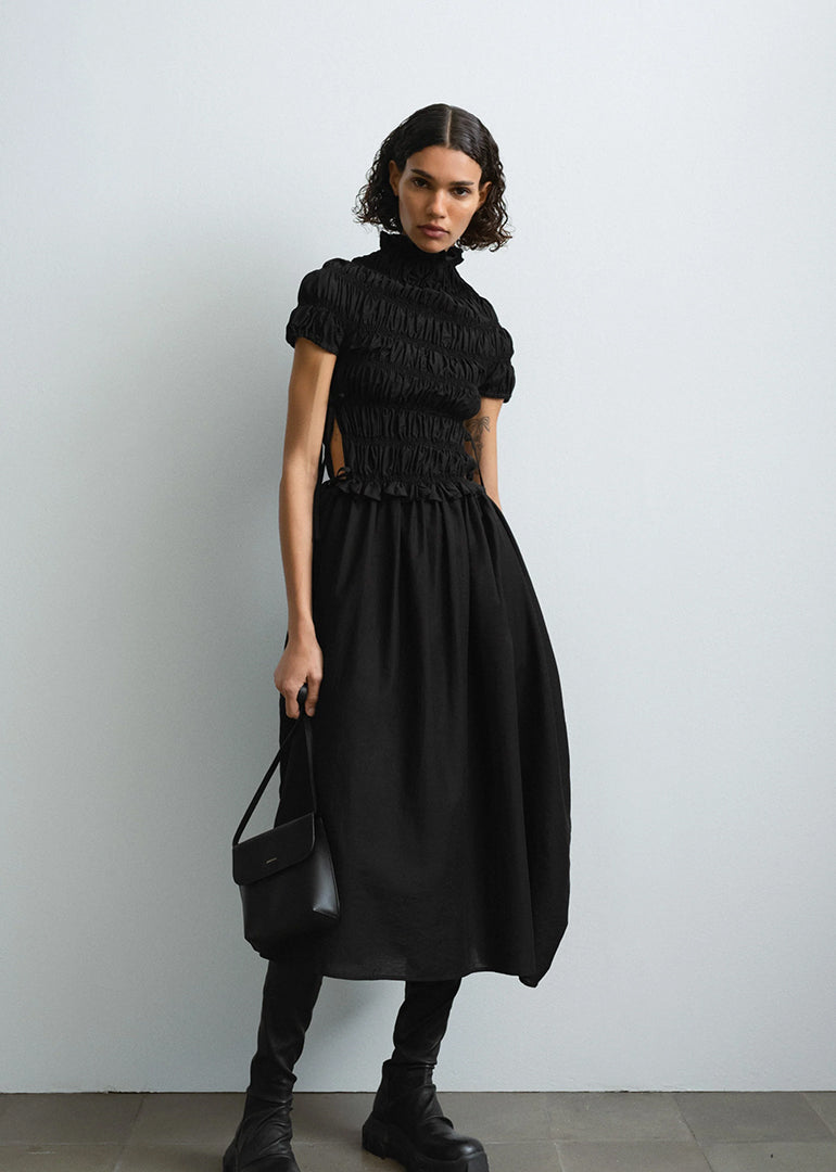 Cordera - Sculpted Dress in Black