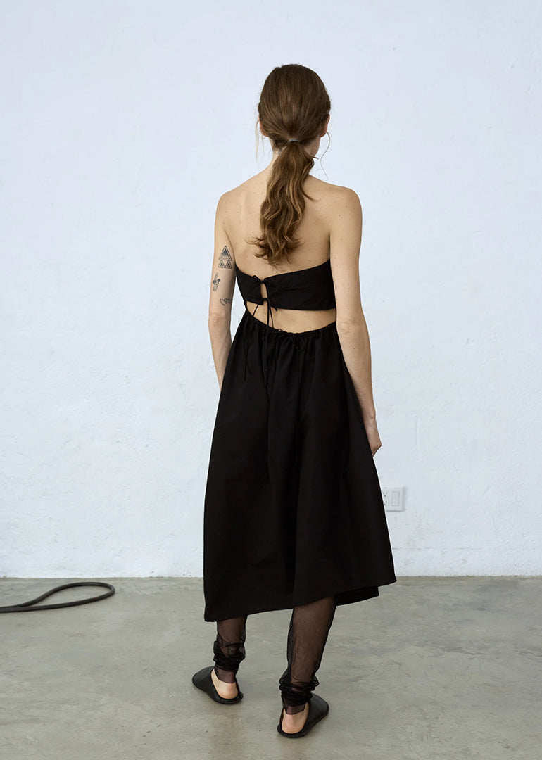 Cordera - Strapless Dress in Black