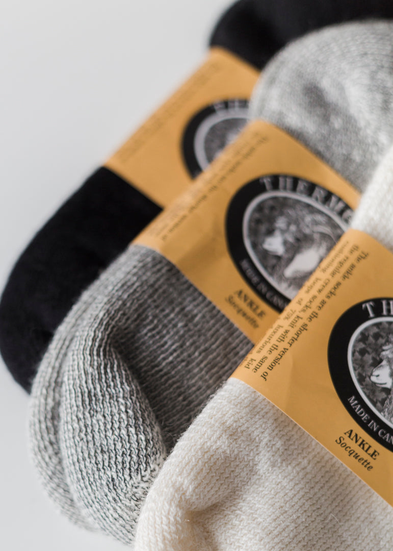Thermohair - Men's Sock available in Grey or Black